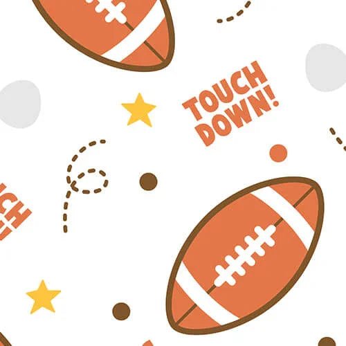 Rugby Touch Down Shorty Zippered Romper - Zumbamboo