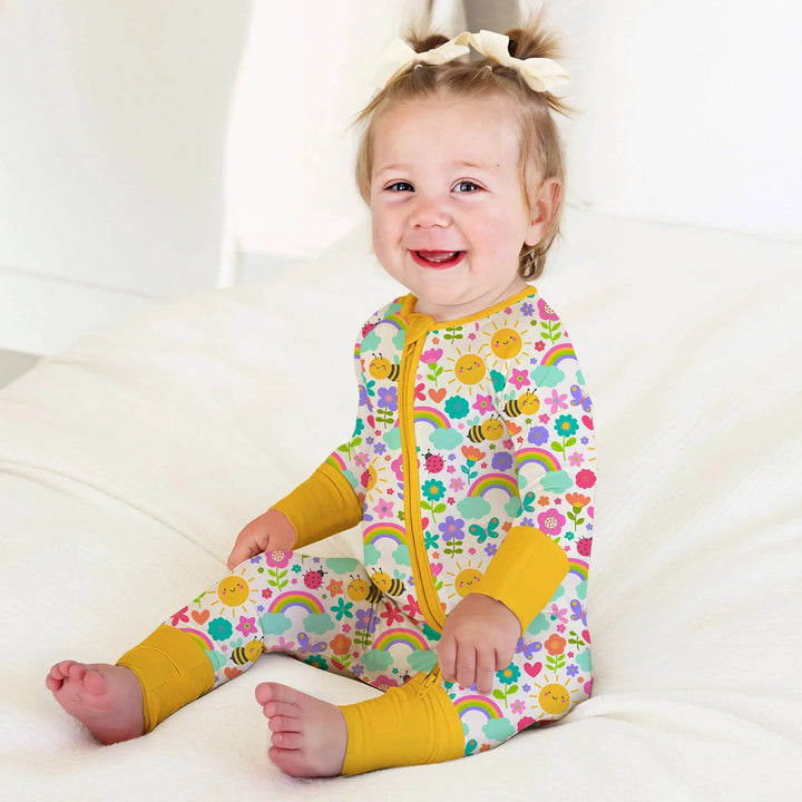 Summer Sunshine Convertible Zippered Romper - Zumbamboo