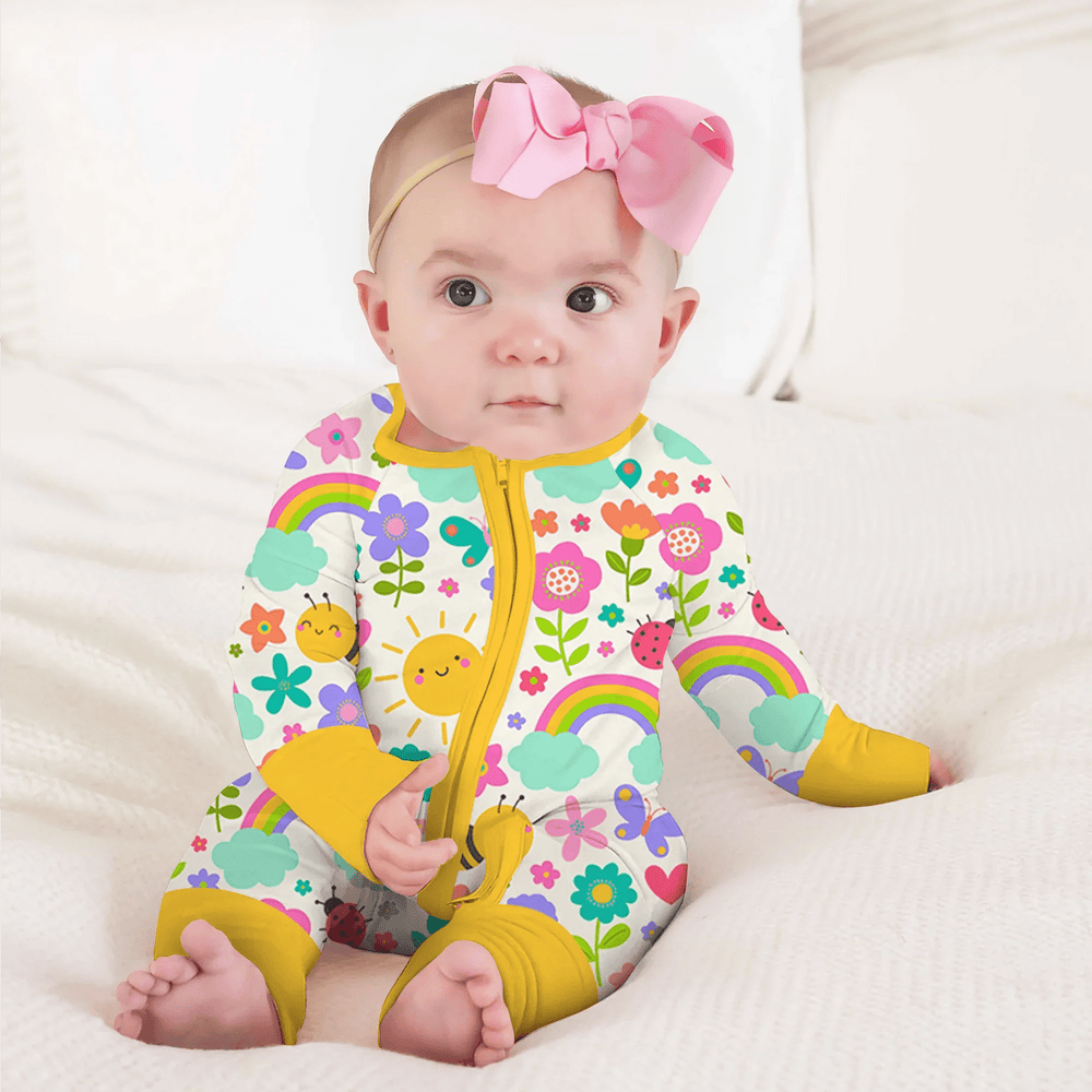 Summer Sunshine Convertible Zippered Romper - Zumbamboo