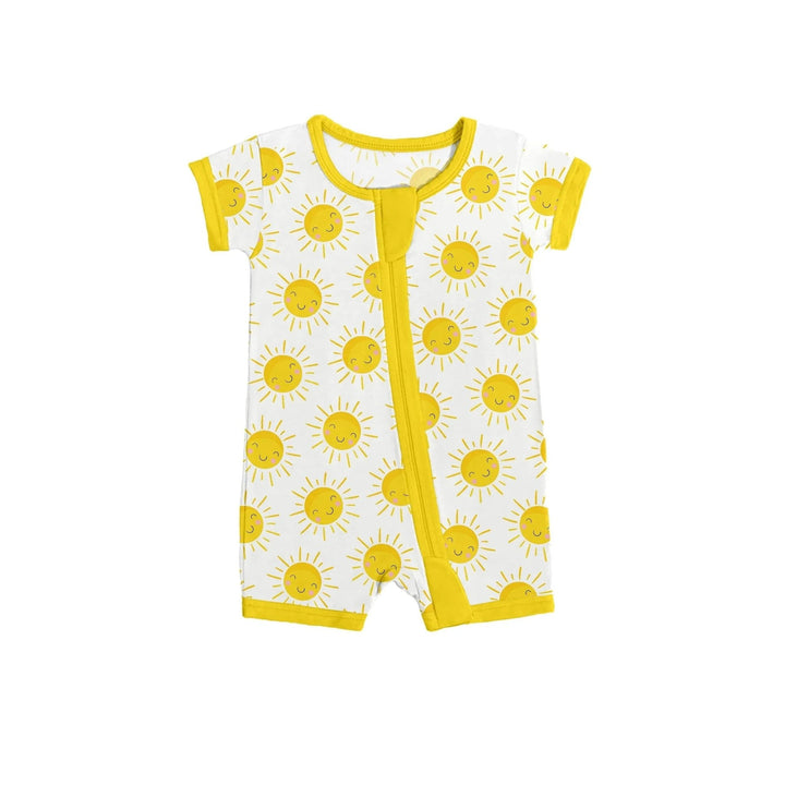 Sunshine Shorty Zippered Romper - Zumbamboo
