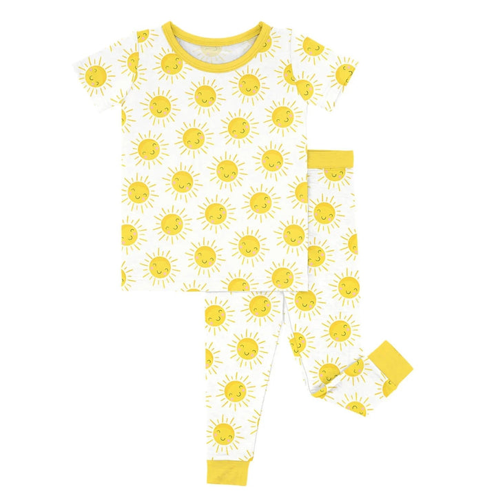 Sunshine Two Piece Short Sleeve Pajama Set - Zumbamboo