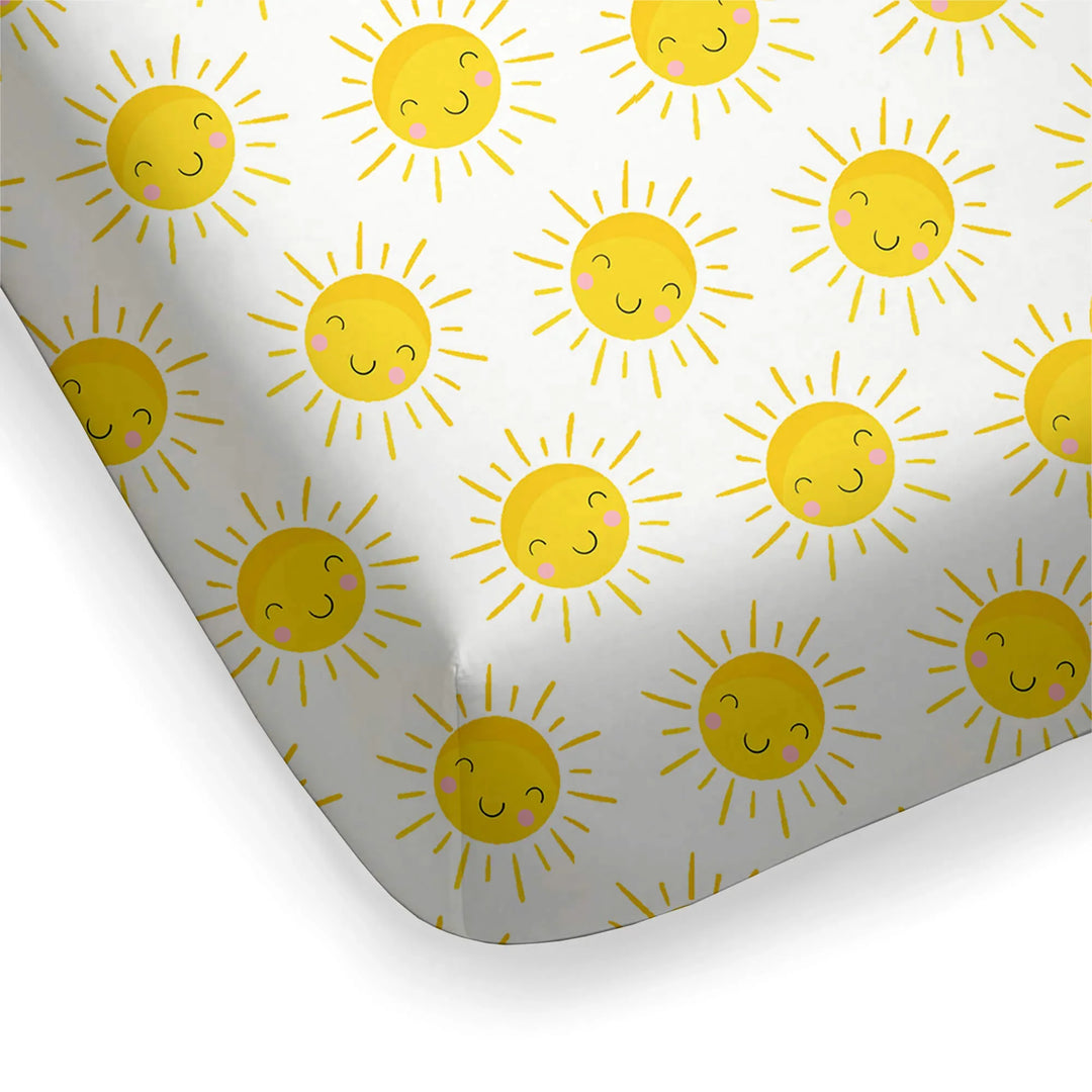 Sunshine Fitted Crib Sheet , Sunshine Fitted Crib Sheet - Default Title