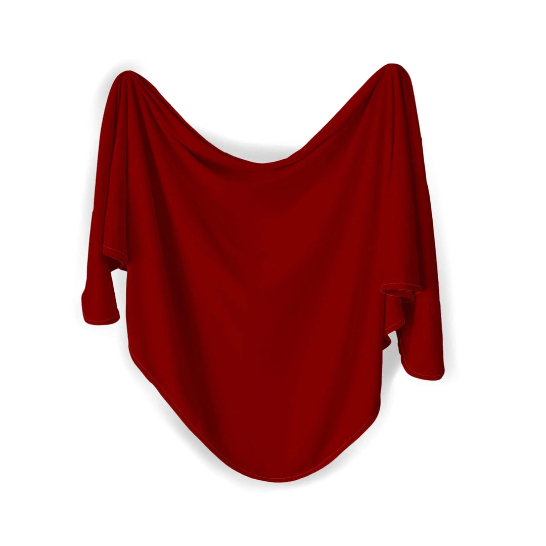 Swaddle Blanket In Maroon - Zumbamboo