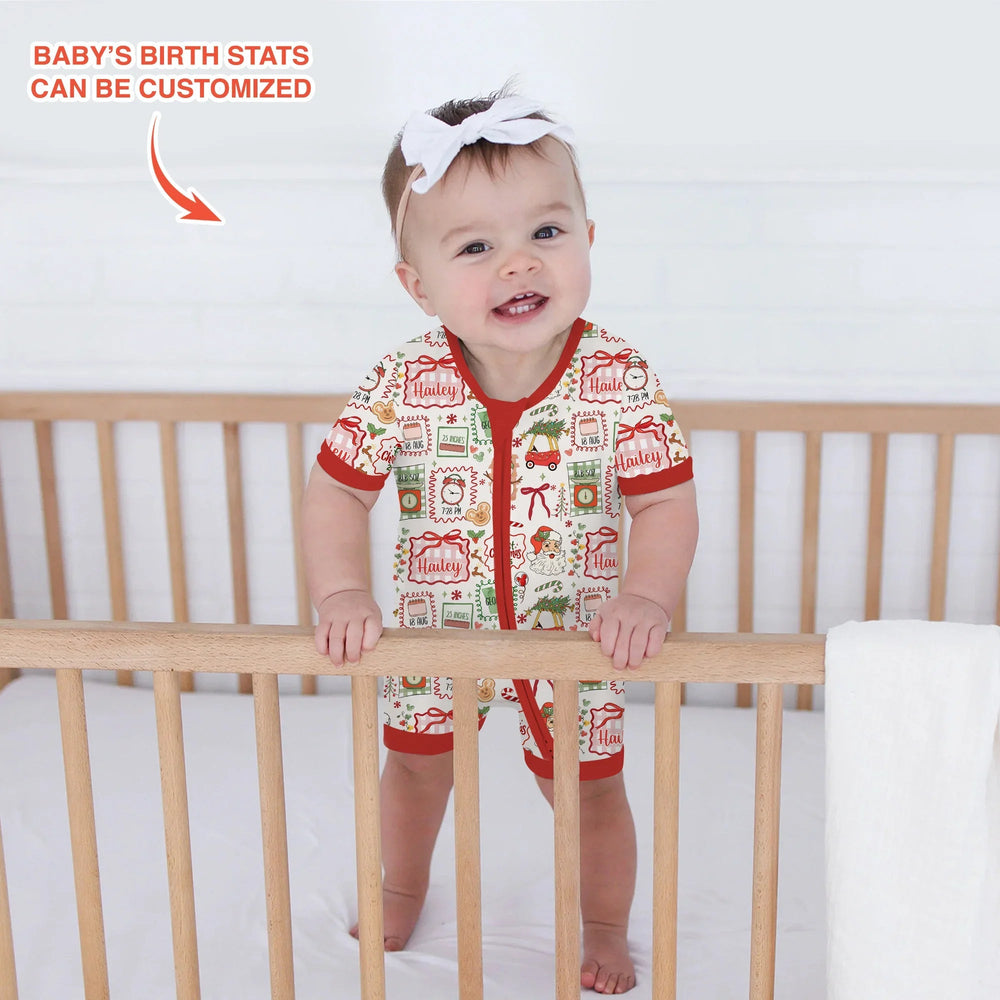 The Little Retro Dreamer First Christmas 2025 Shorty Zippy - Zumbamboo