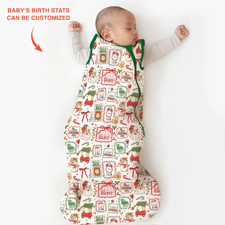 The Little Retro Dreamer First Christmas 2025 Sleep Bag - Zumbamboo
