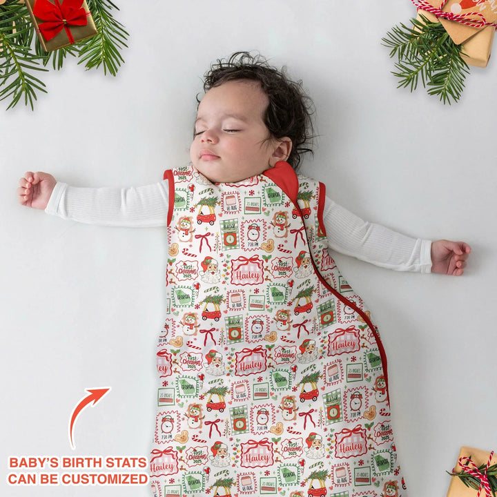 The Little Retro Dreamer First Christmas 2025 Sleep Bag - Zumbamboo