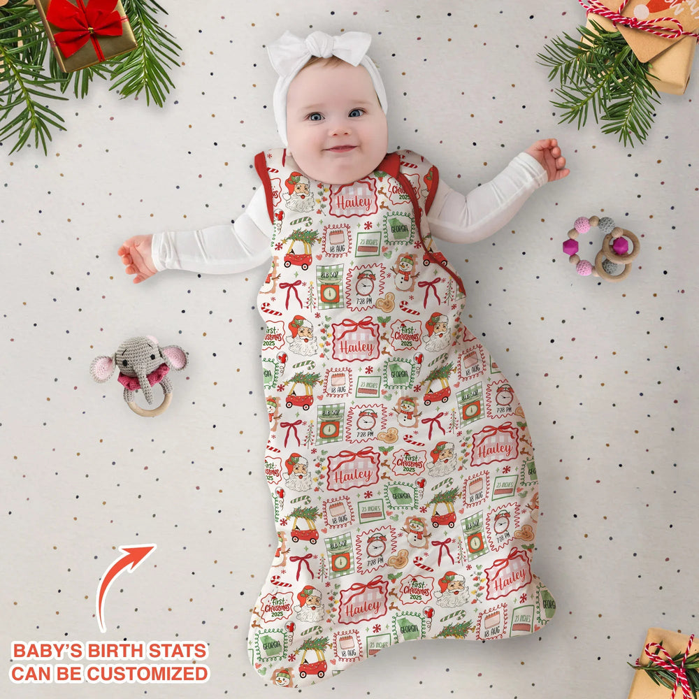 The Little Retro Dreamer First Christmas 2025 Sleep Bag - Zumbamboo