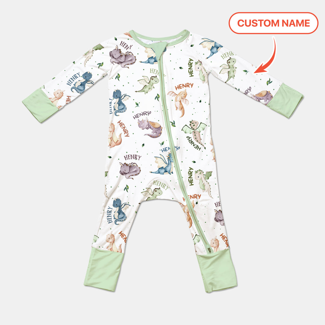 Sweet Baby Dragons Custom Name Convertible Zippy