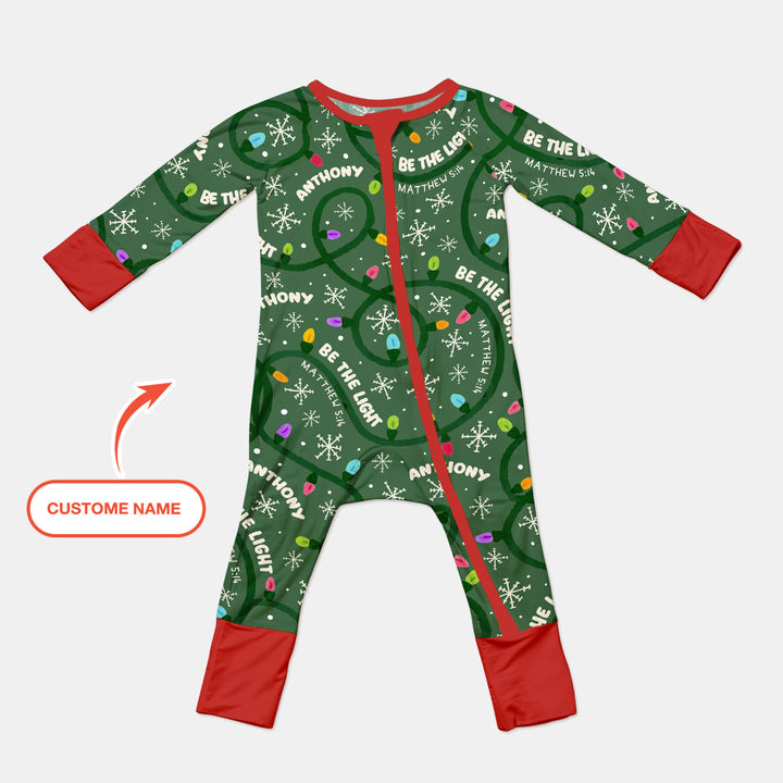 Custom Name Be The Light Christmas Convertible Zippy