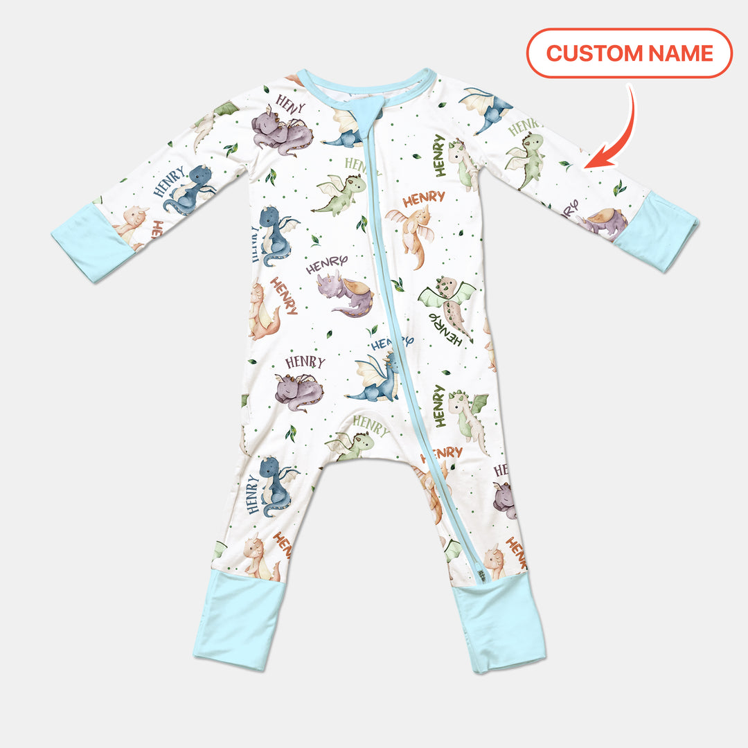 Sweet Baby Dragons Custom Name Convertible Zippy