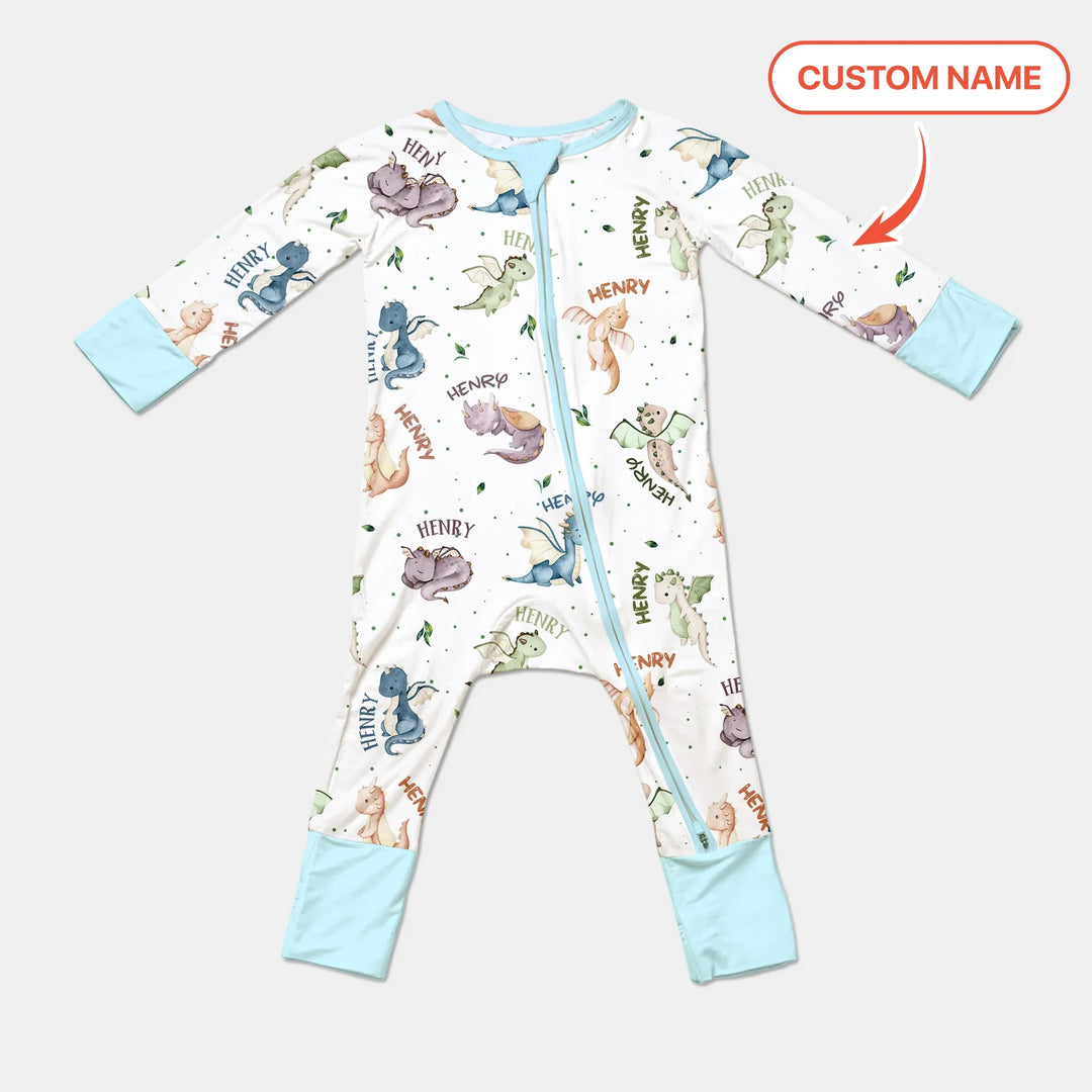 Sweet Baby Dragons Custom Name Convertible Zippy