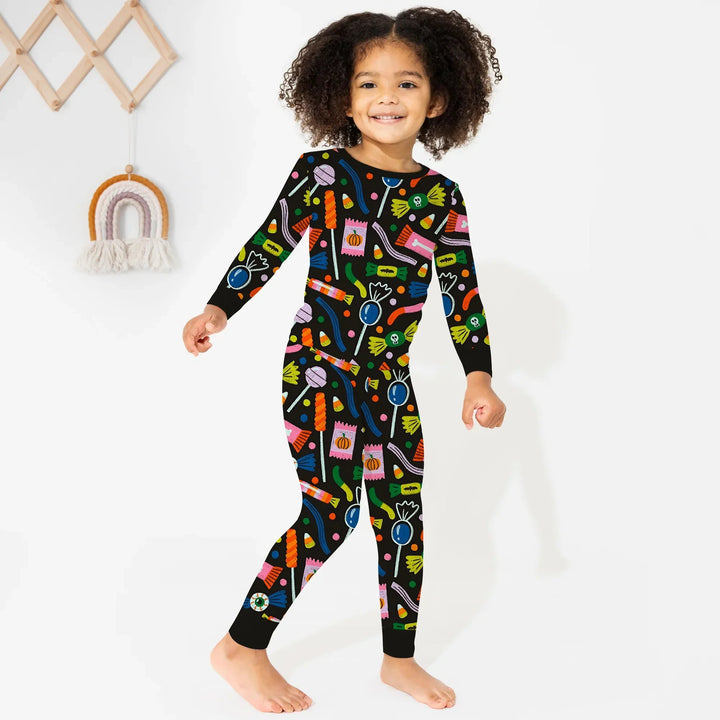 Trick or Treats Two Piece Long Sleeve Pajama Set - Zumbamboo