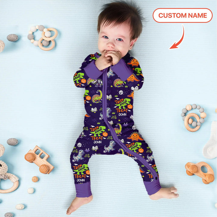 Trick Rawr Treat Custom Name Convertible Zippy - Zumbamboo