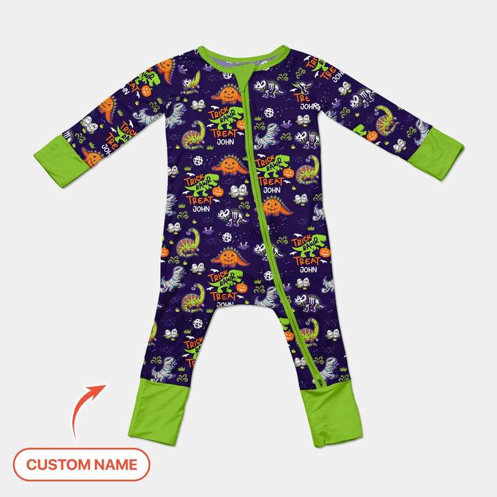 Trick Rawr Treat Custom Name Convertible Zippy - Zumbamboo