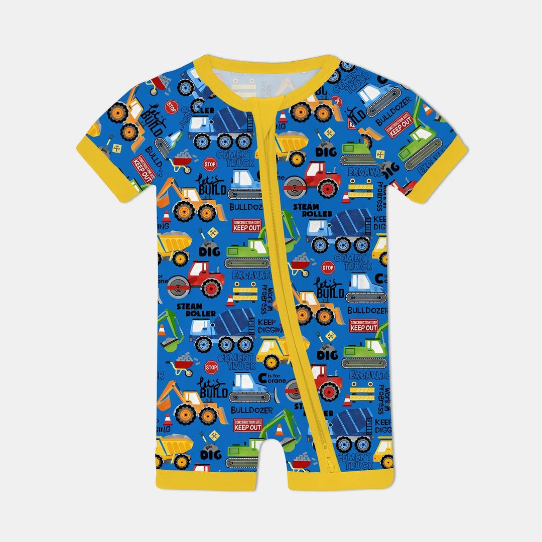 Build Your Own World Shorty Zippy , Build Your Own World Shorty Zippy - 0-3M / Yellow / Black
