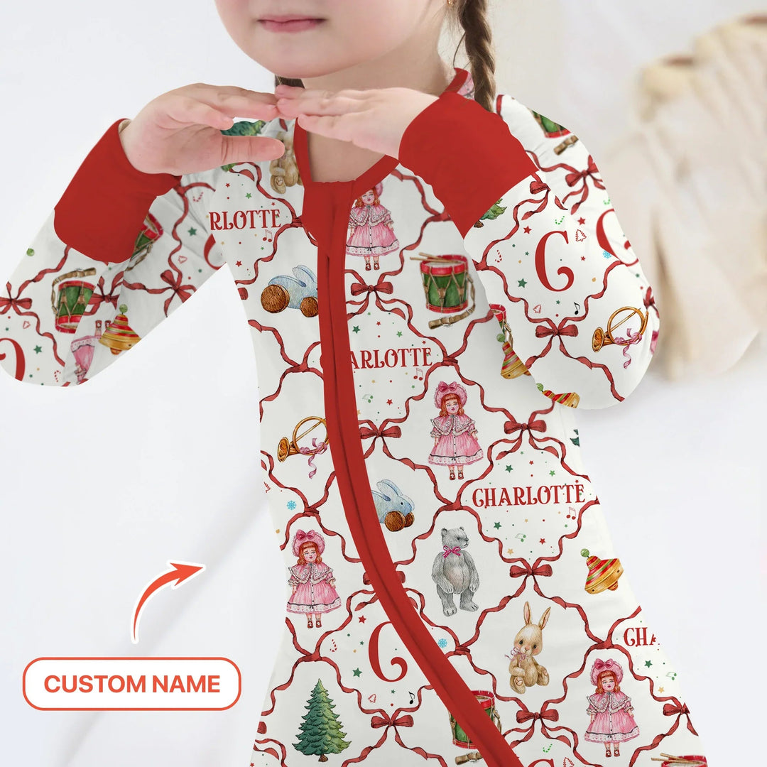 Vintage Christmas Toy Custom Name Girl Convertible Zippy - Zumbamboo