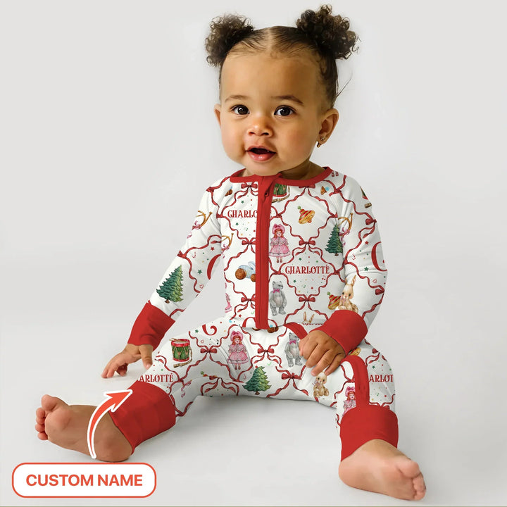 Vintage Christmas Toy Custom Name Girl Convertible Zippy - Zumbamboo