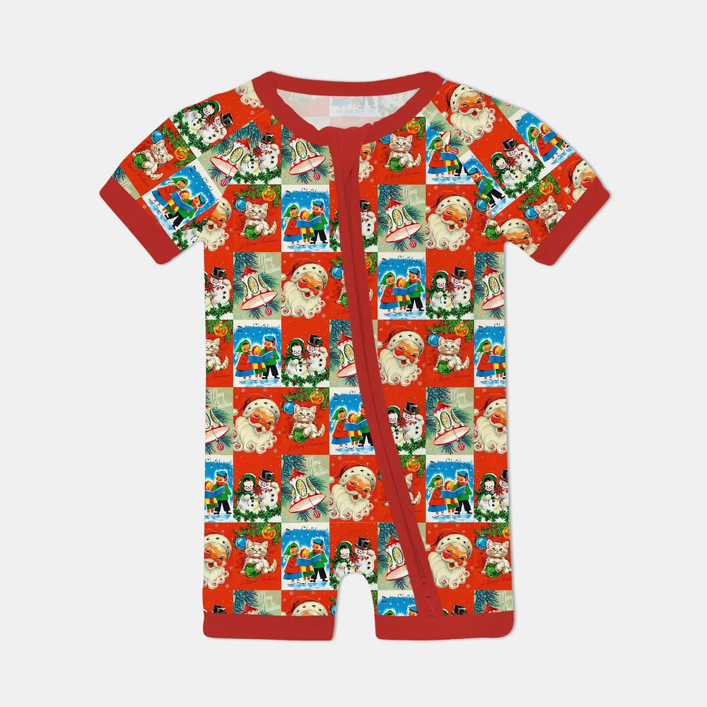 Vintage Holiday Joy Shorty Zippy - Zumbamboo