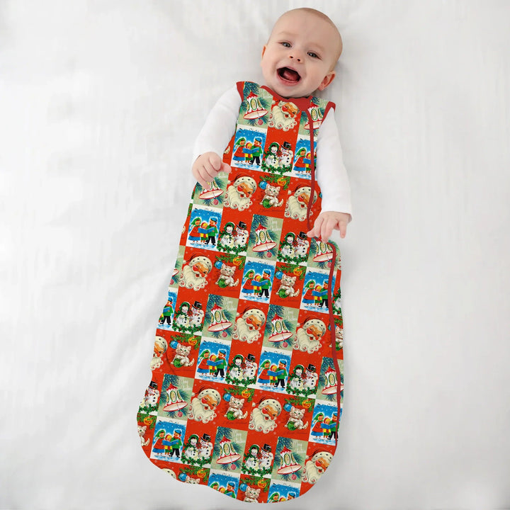 Vintage Holiday Joy Sleep Bag - Zumbamboo