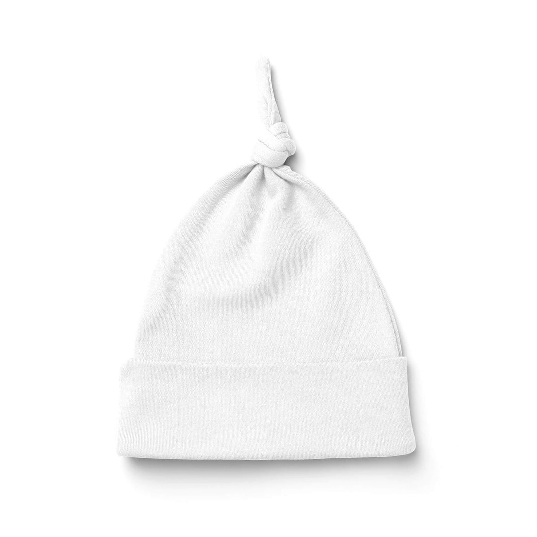 White Knotted Hat - Zumbamboo