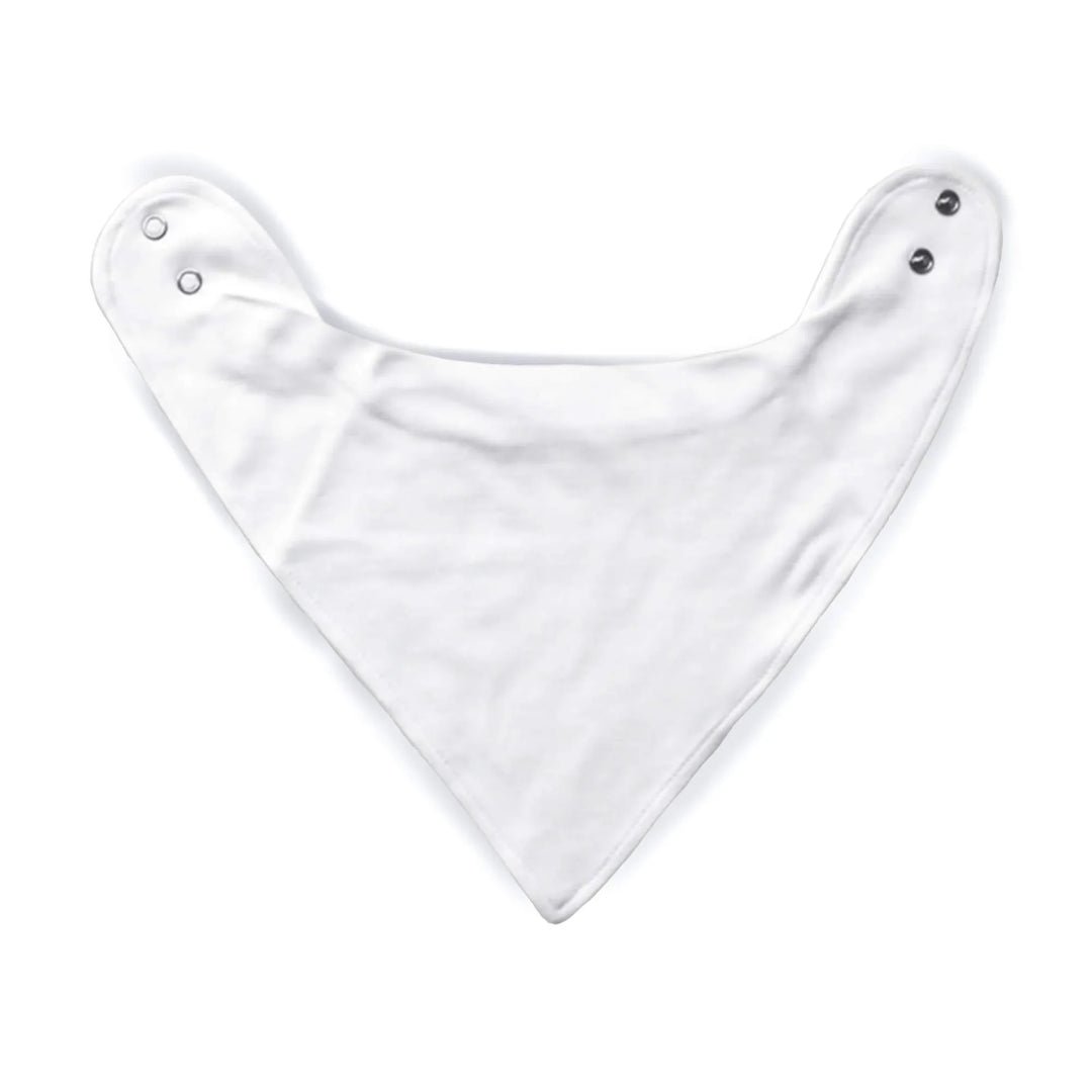 White Bandana Bib , White Bandana Bib - Default Title