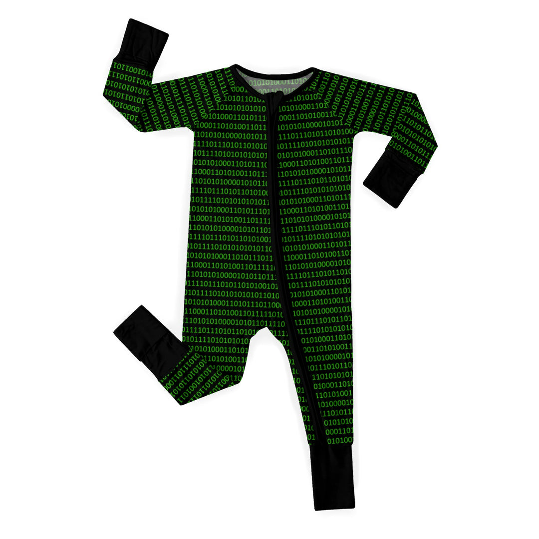 Byted-Size Binary Convertible Zippered Romper