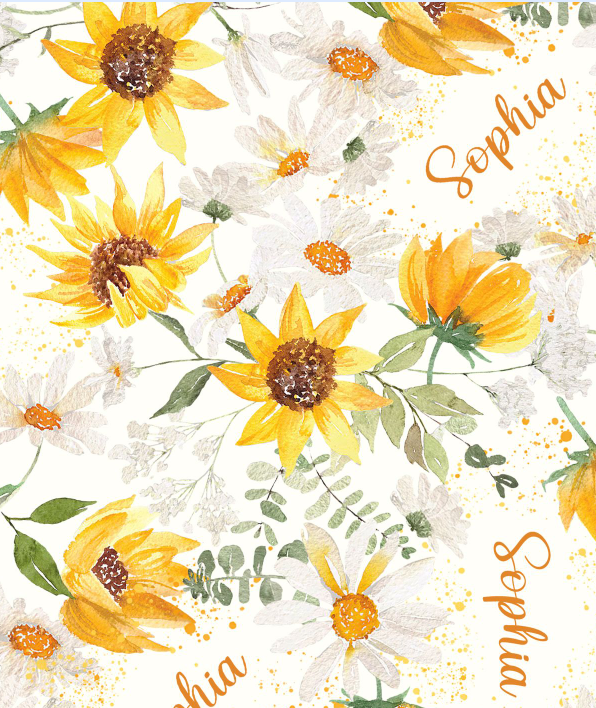 Custom Name Birth Month Flowers