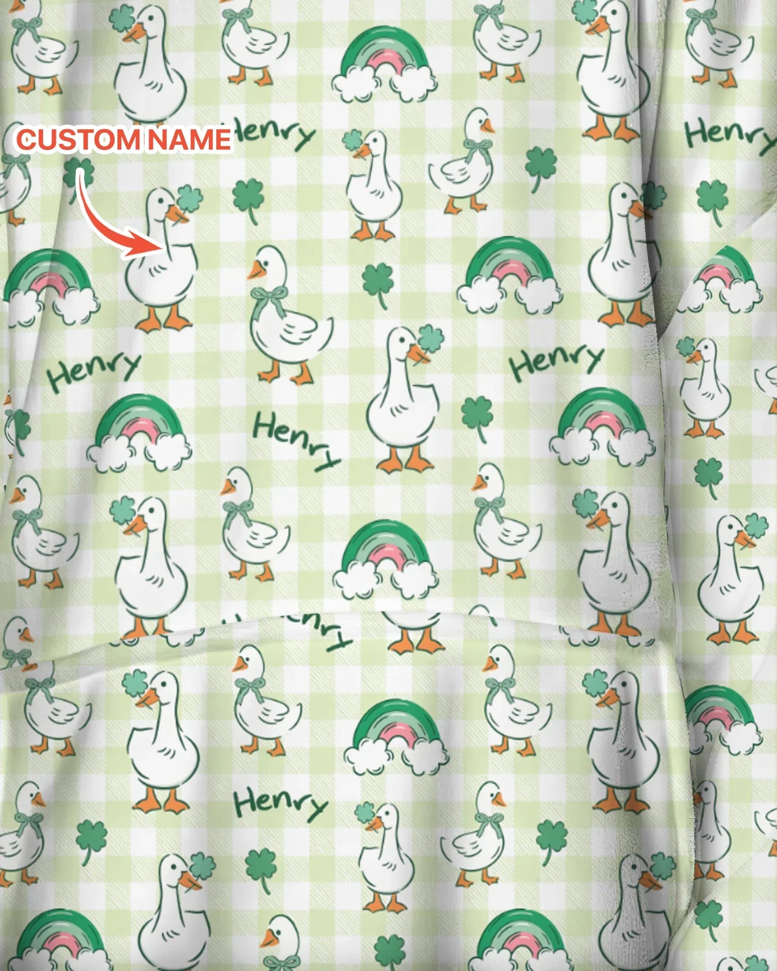 Custom Name Lucky Ducks
