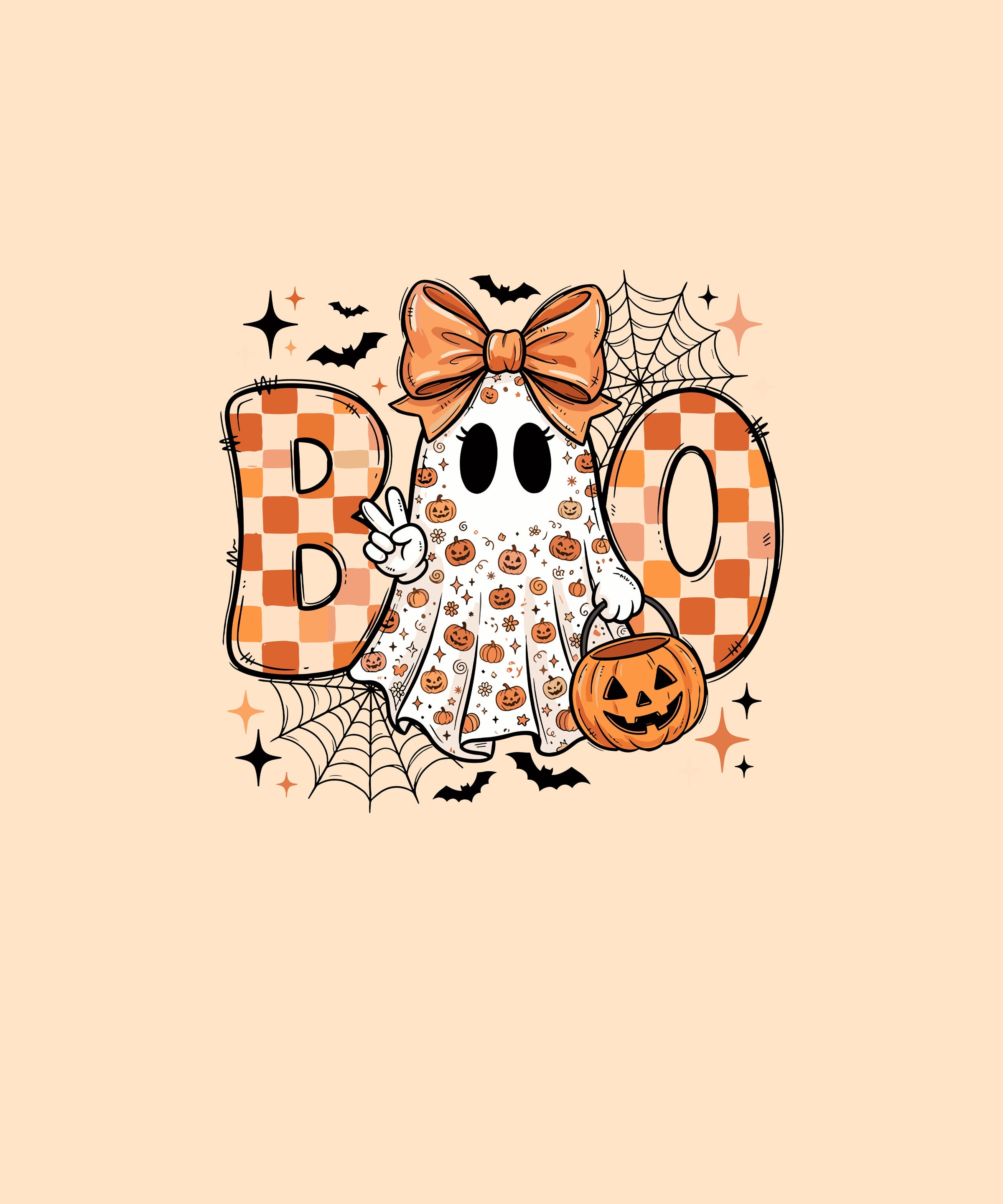 Personalized Baby Girl Halloween Ghost