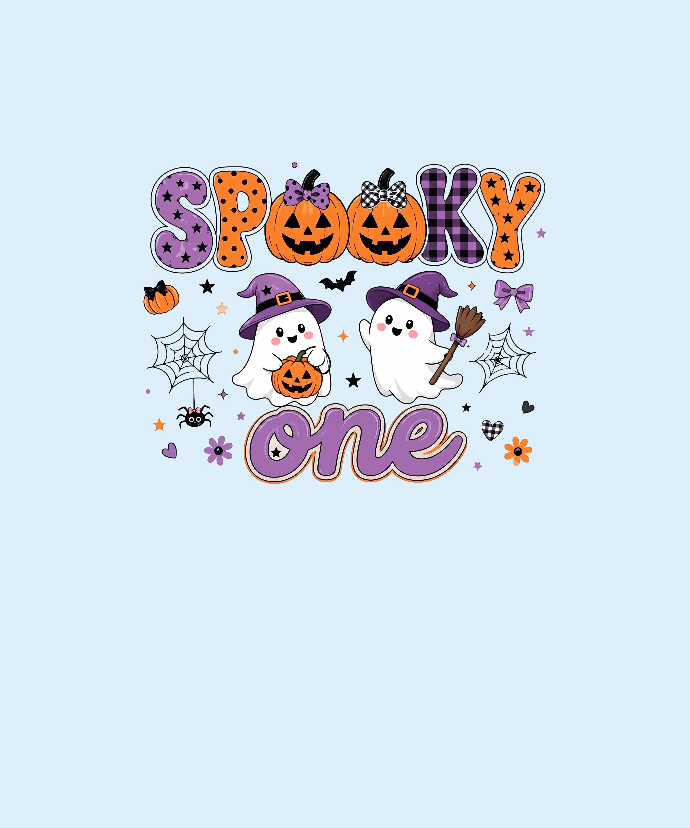 Personalized Spooky One Baby Boo Halloween First Birthday
