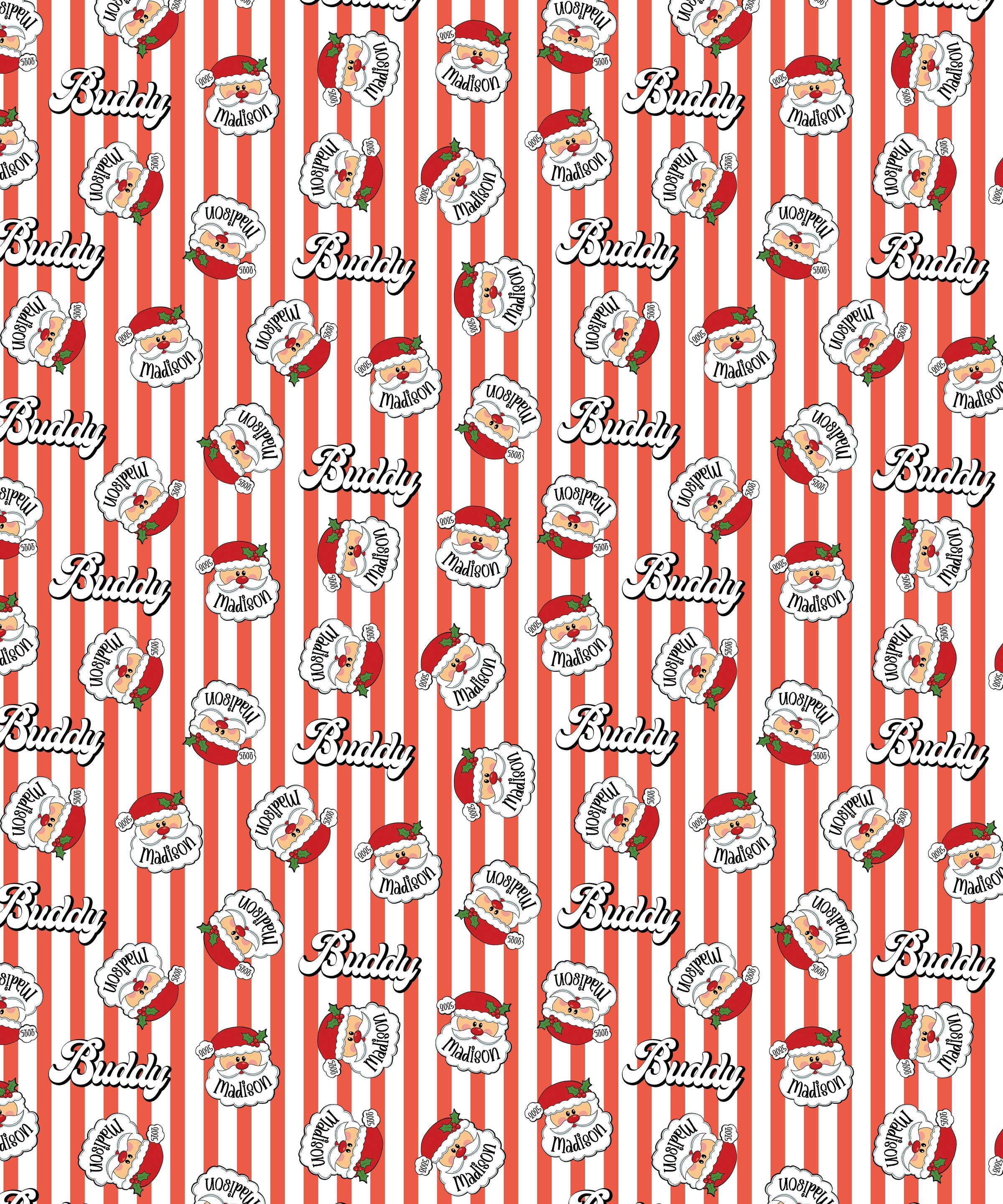 Christmas Santa Claus Custom Name