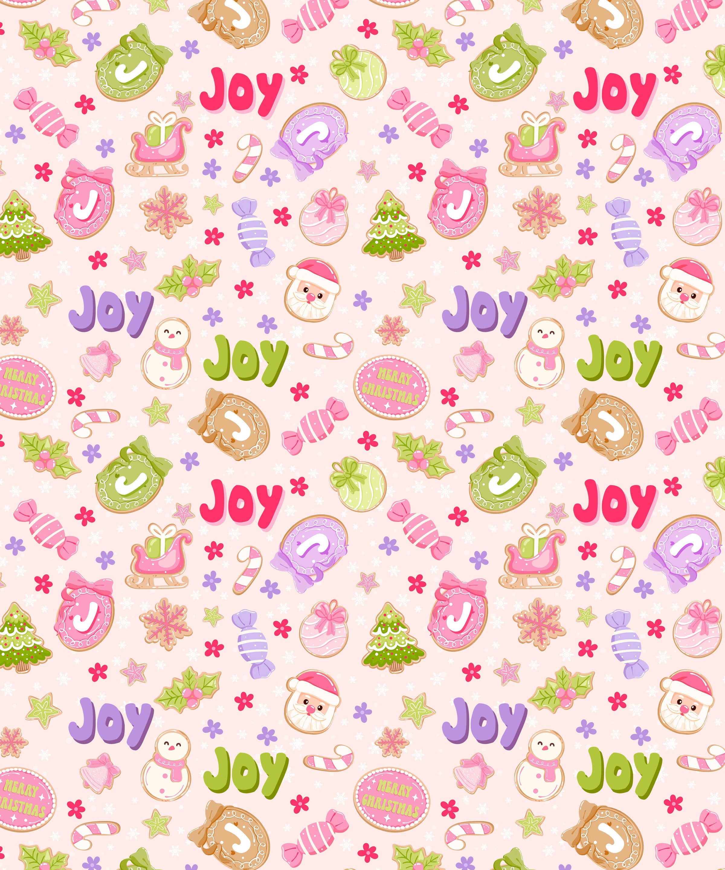 Custom Name Christmas Cookies