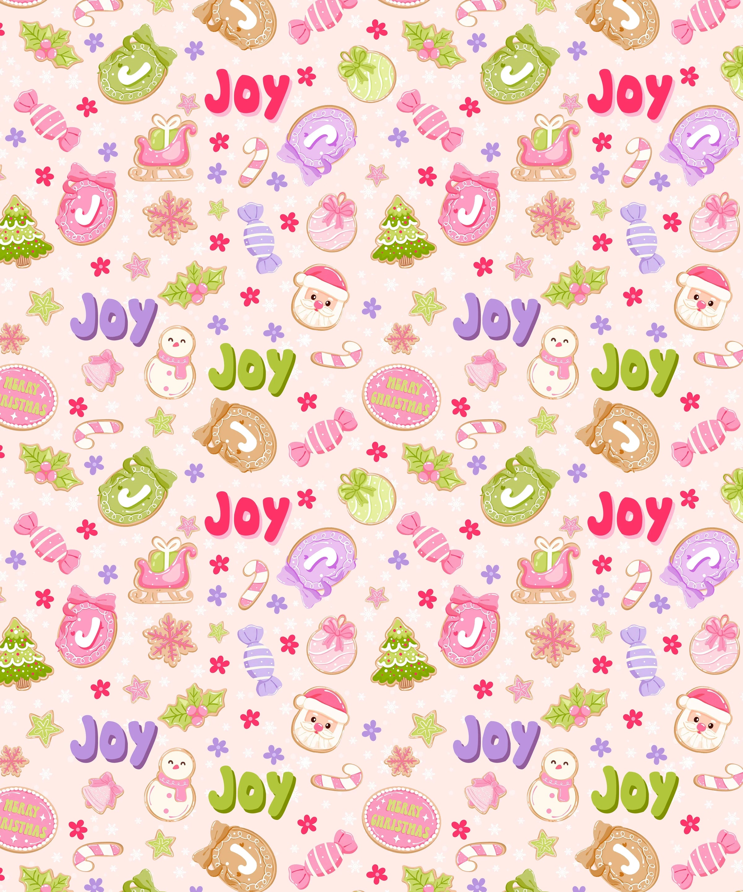 Custom Name Christmas Cookies