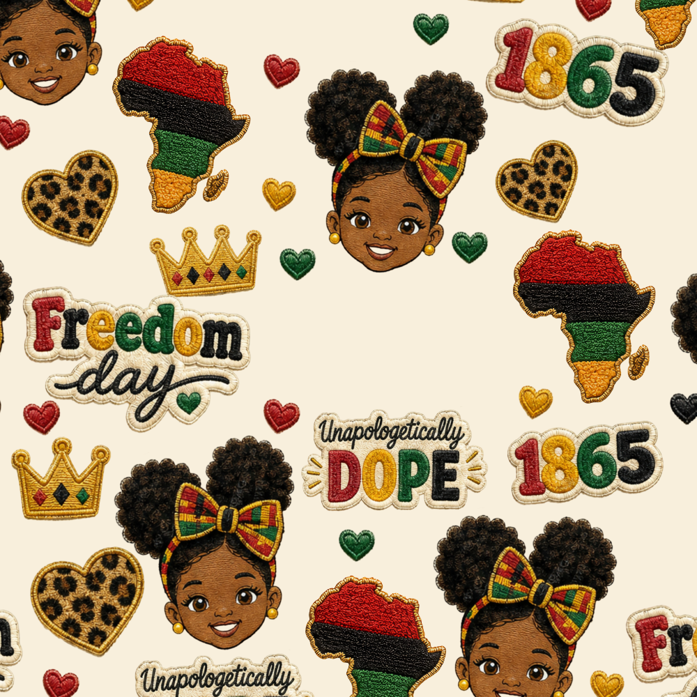 Custom Name Juneteenth Unapologetically Dope