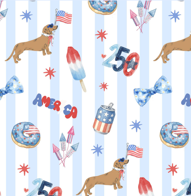 Personalized America 250 Embroidered