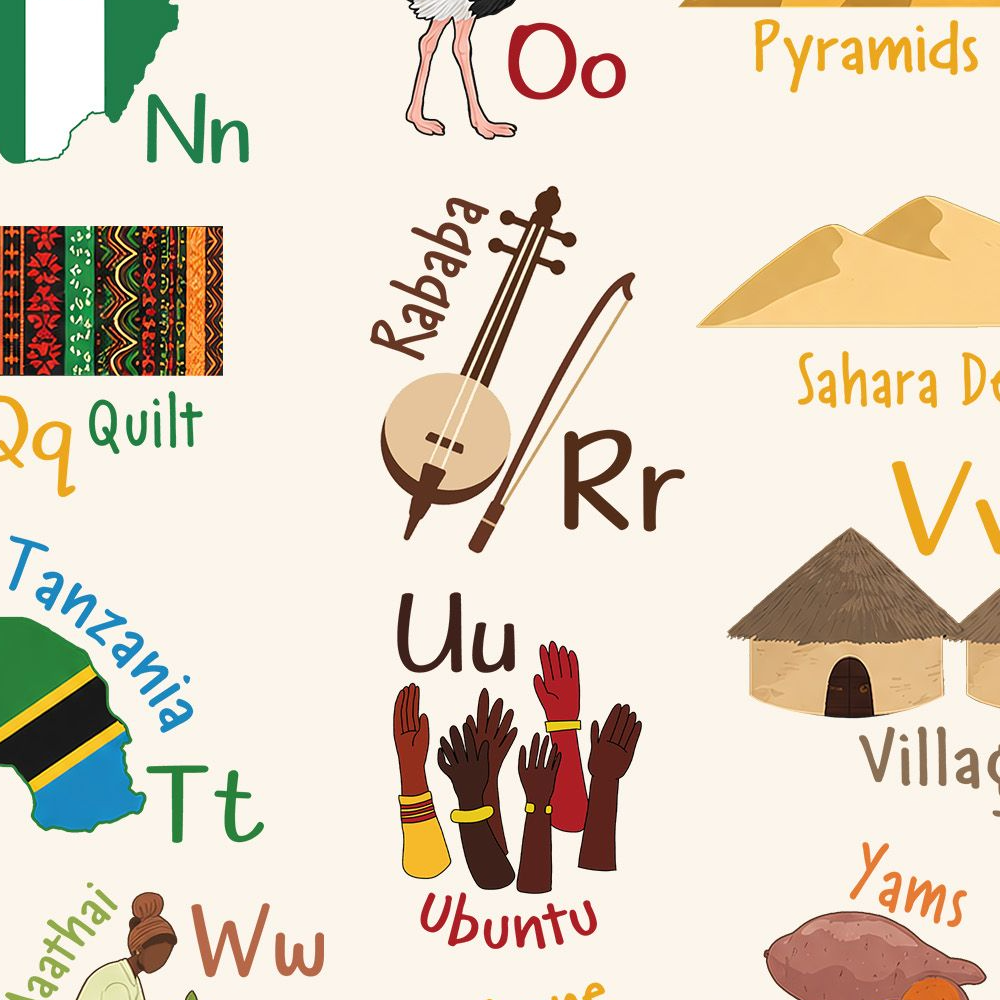 Explore Africa Geography Alphabet