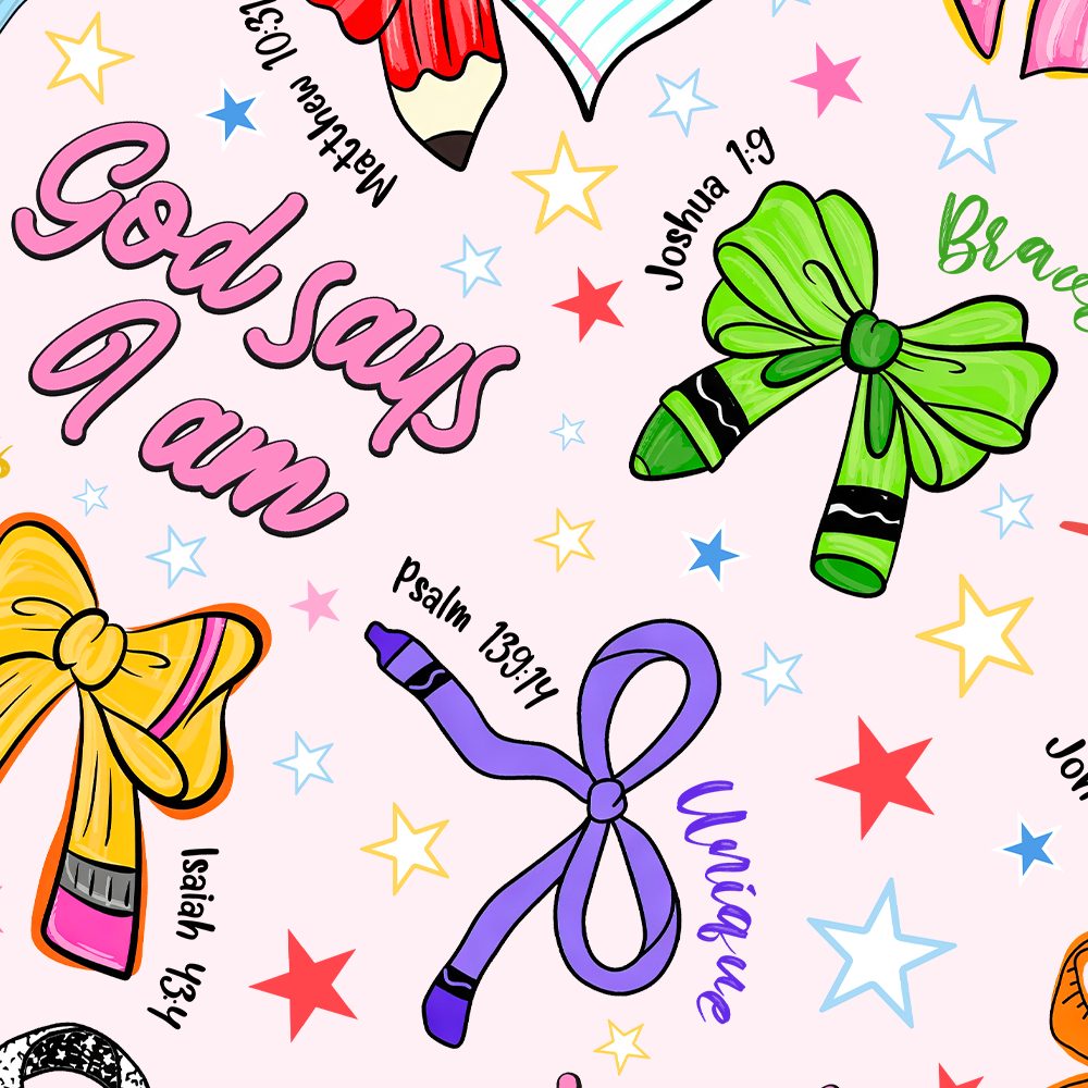 Pencil Bows God Says I Am