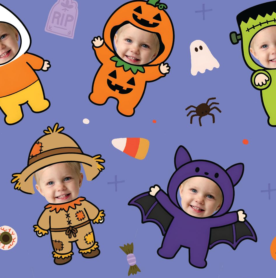 Custom Photo Little Halloween Crew