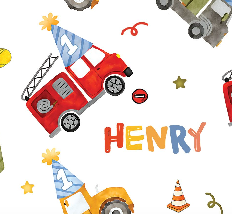 Personalized Birthday Trucks