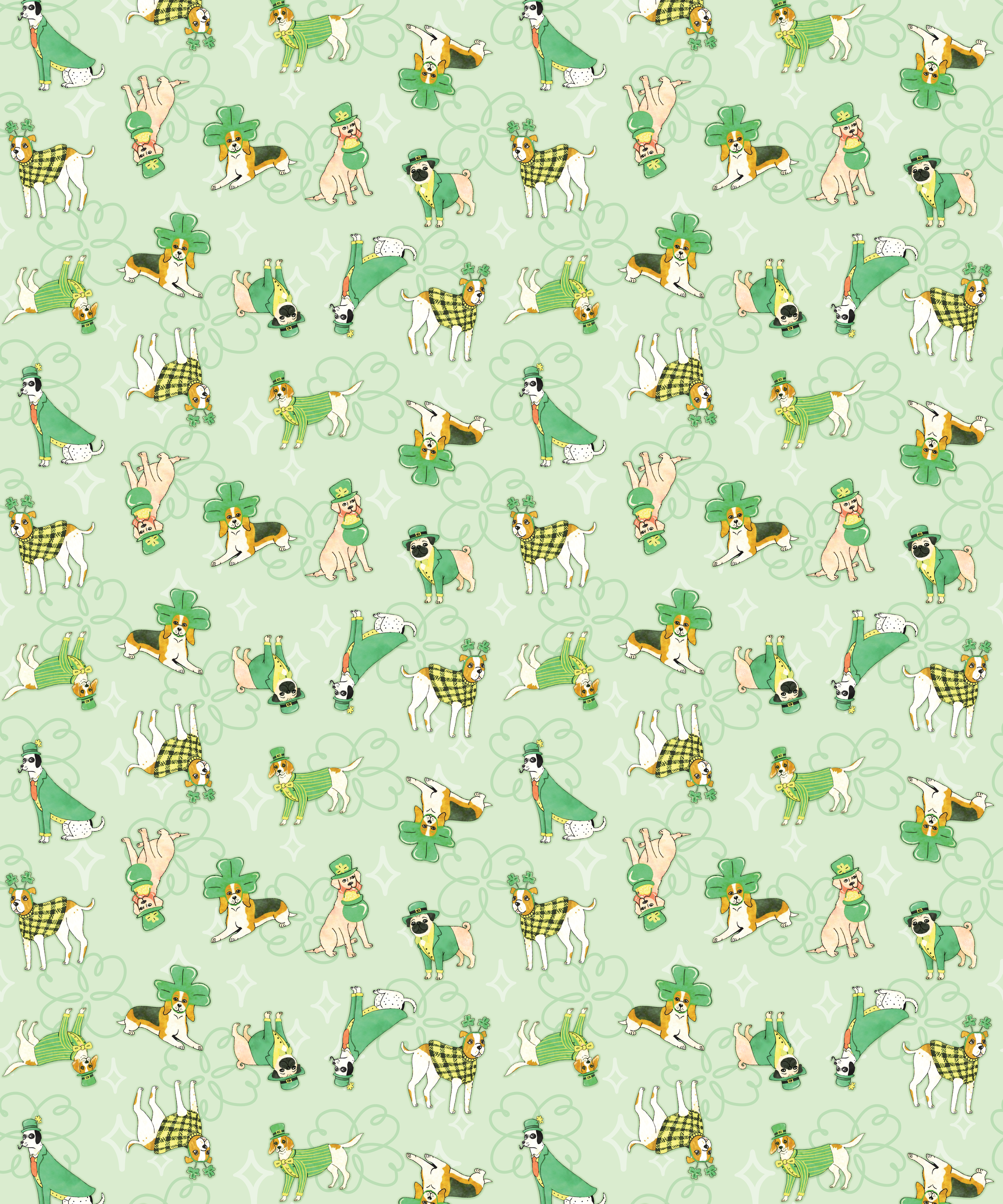 St. Patrick's Day Puppies