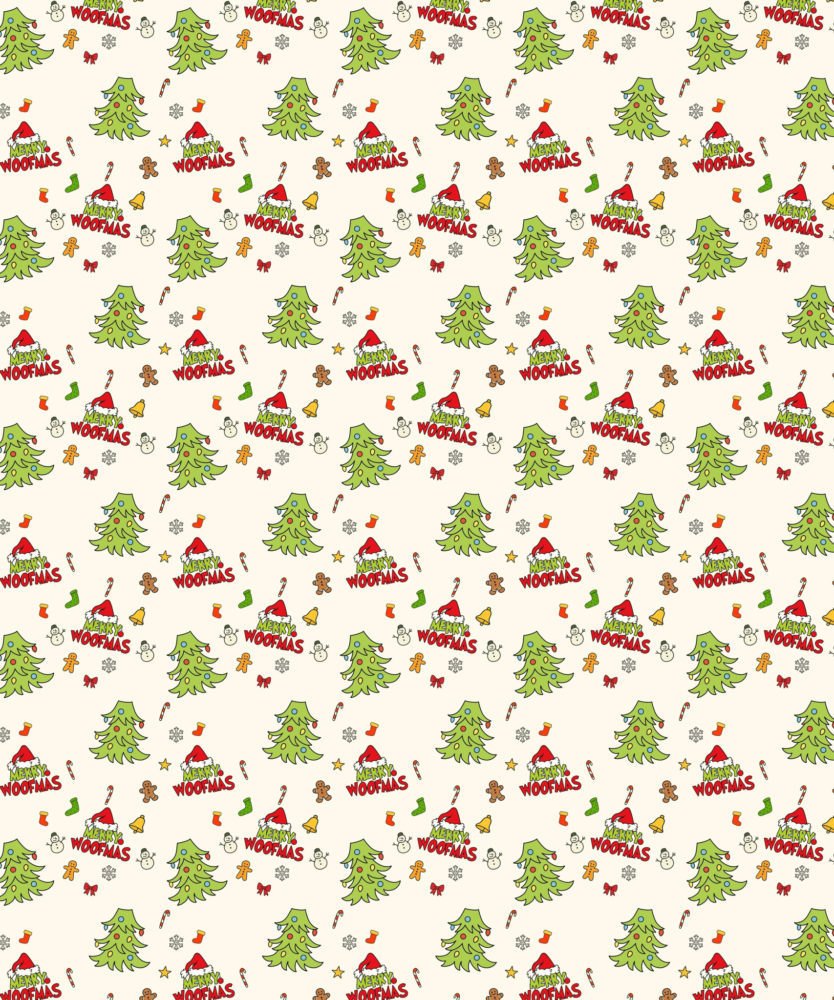 Custom Dog Photos Merry Woofmas - Zumbamboo