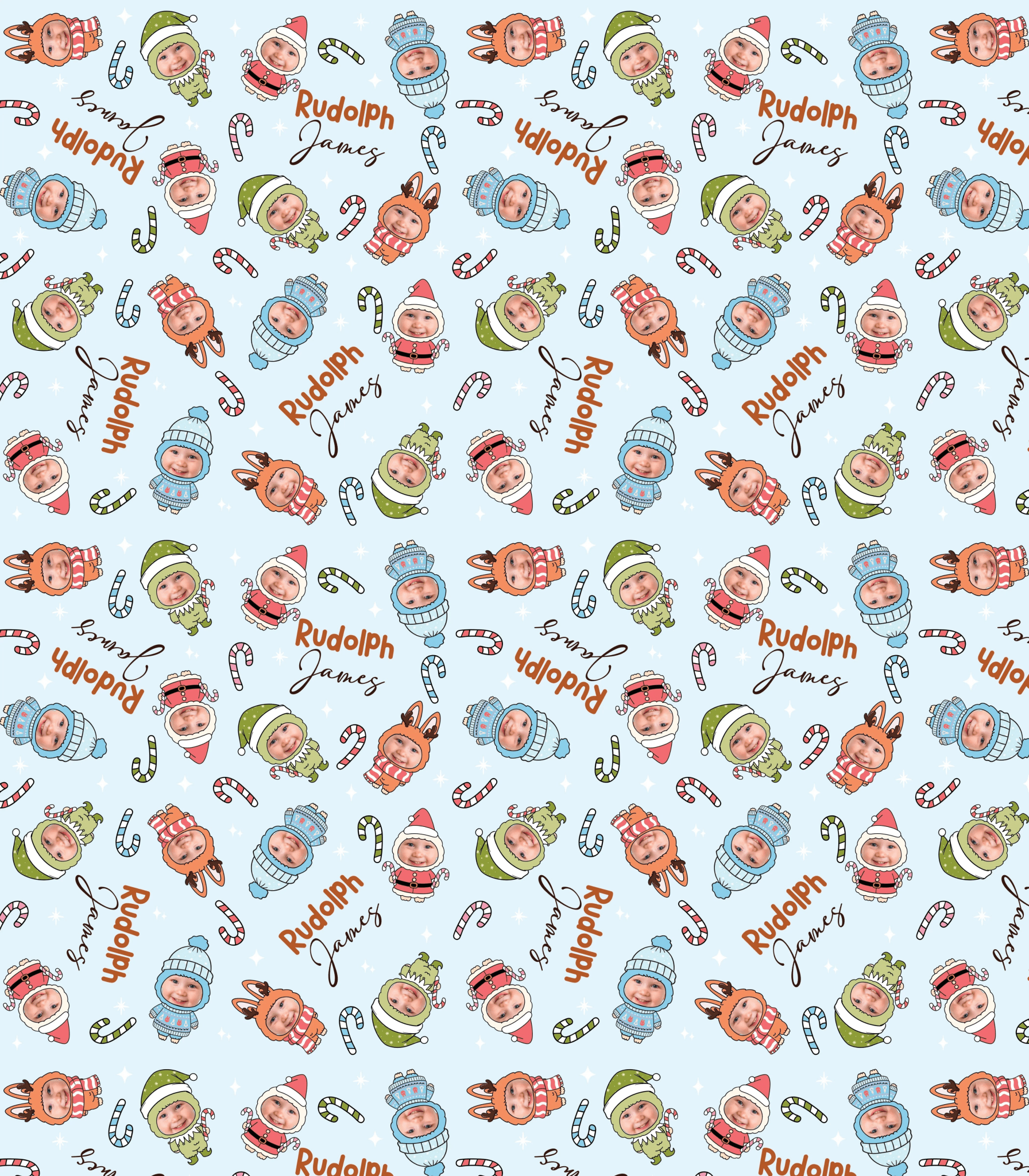 Custom Image Christmas Bear - Zumbamboo