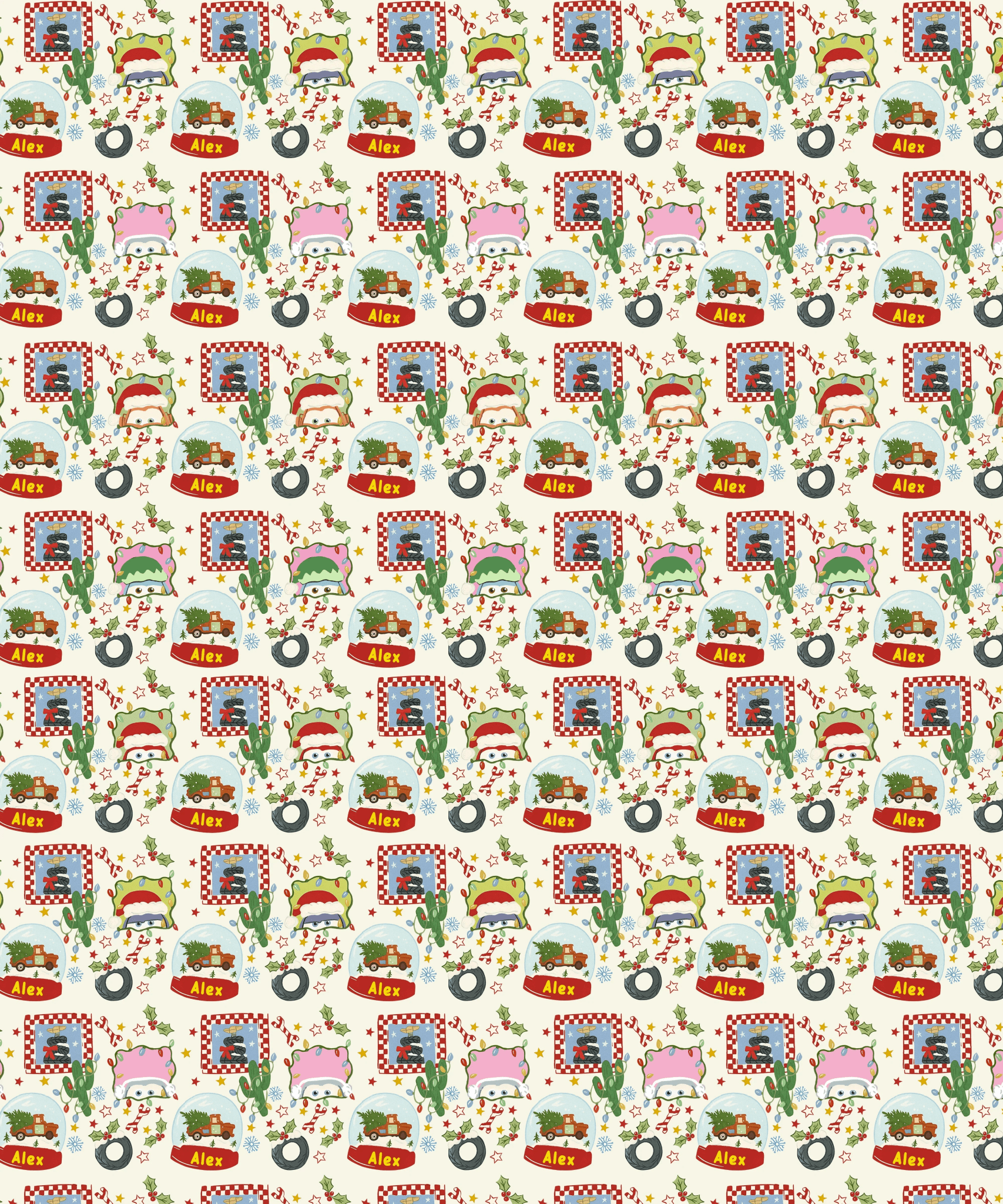 Custom Name Funny Christmas Cars - Zumbamboo