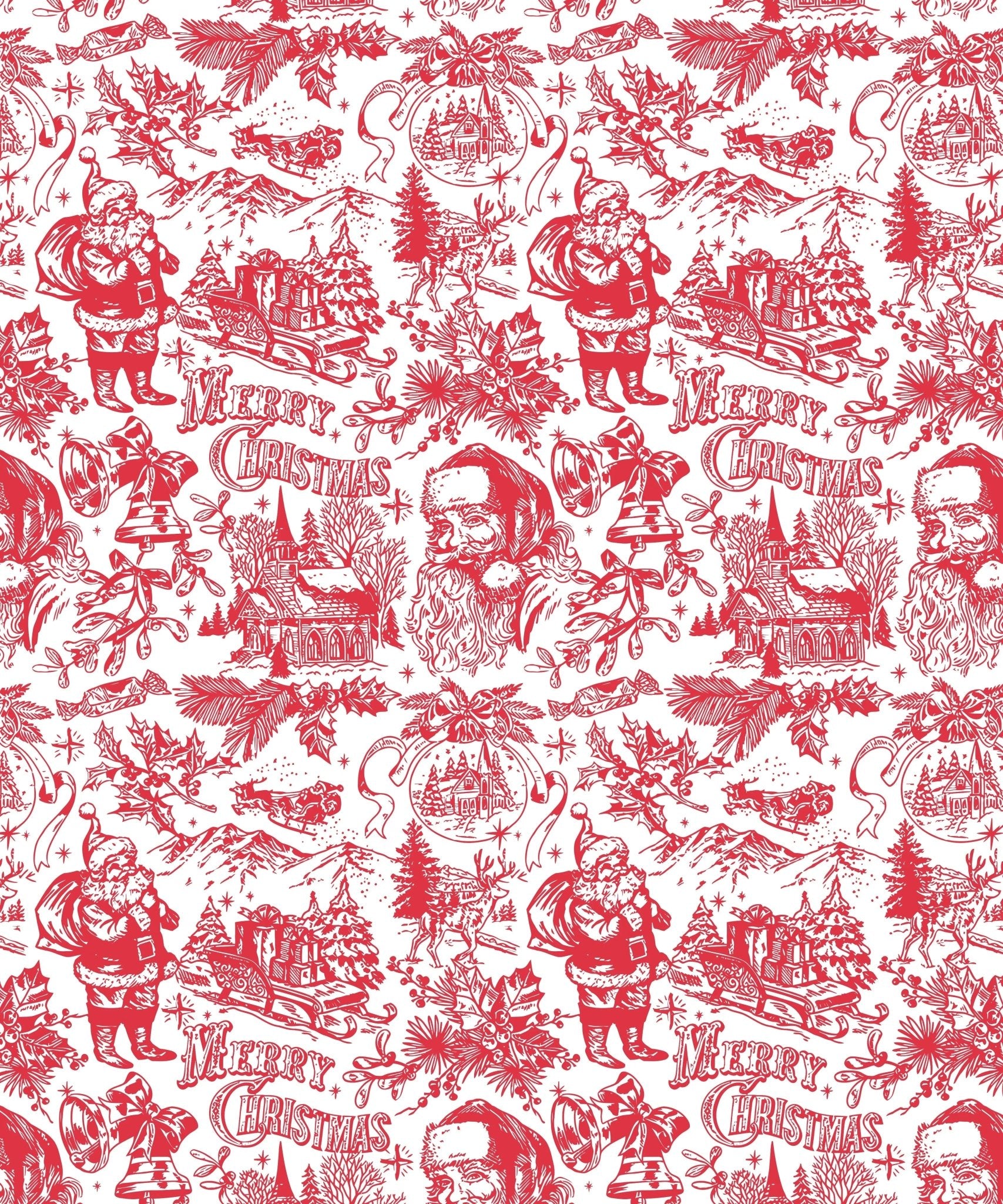 Family Christmas Chinoiserie - Zumbamboo