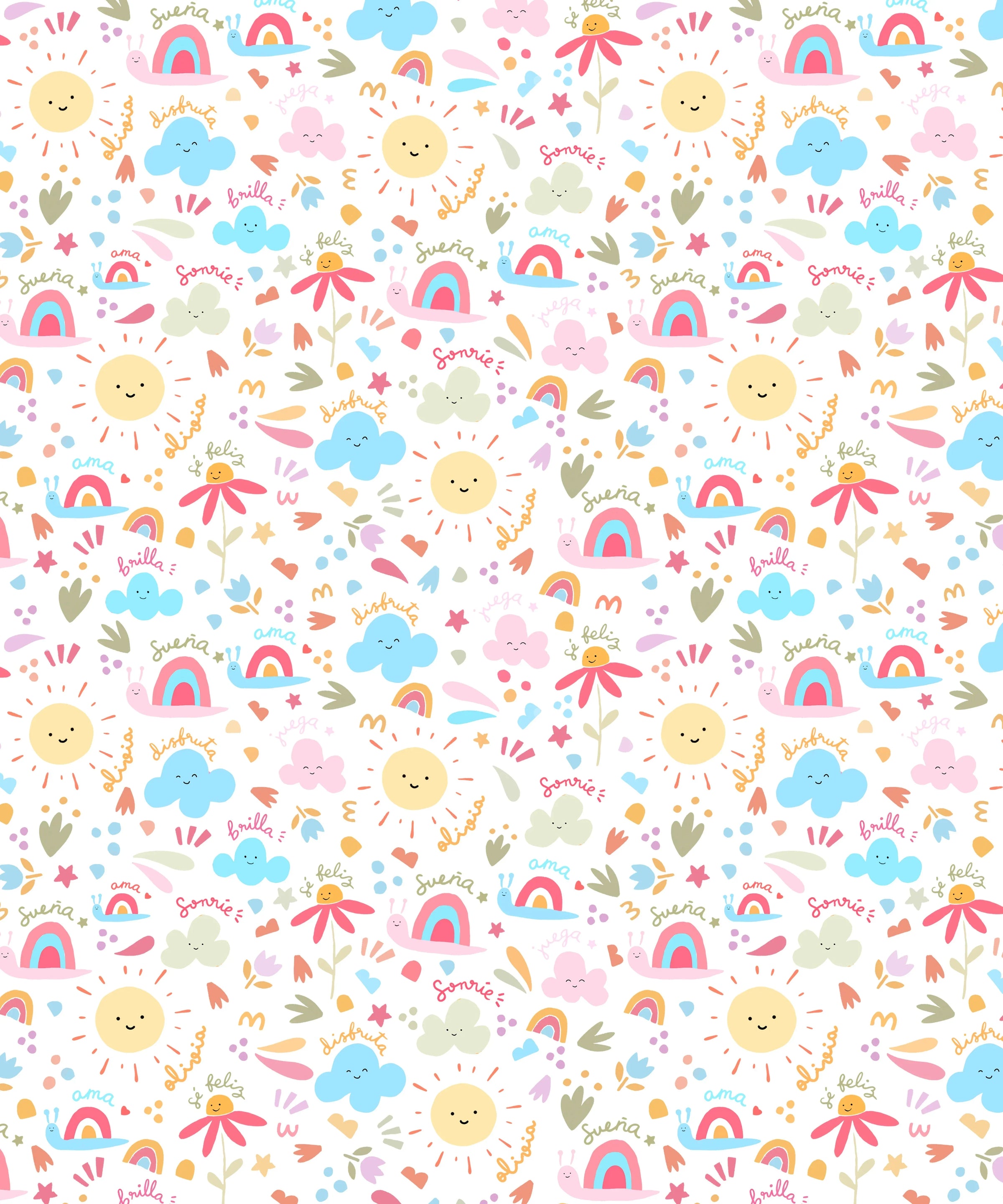 Custom Name Positive Spring Garden