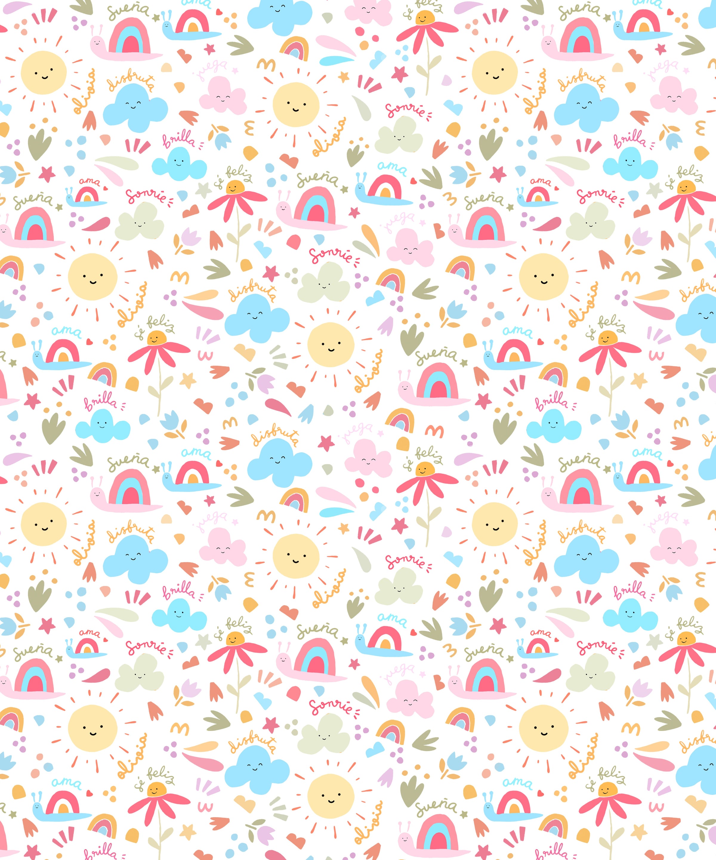 Custom Name Positive Spring Garden