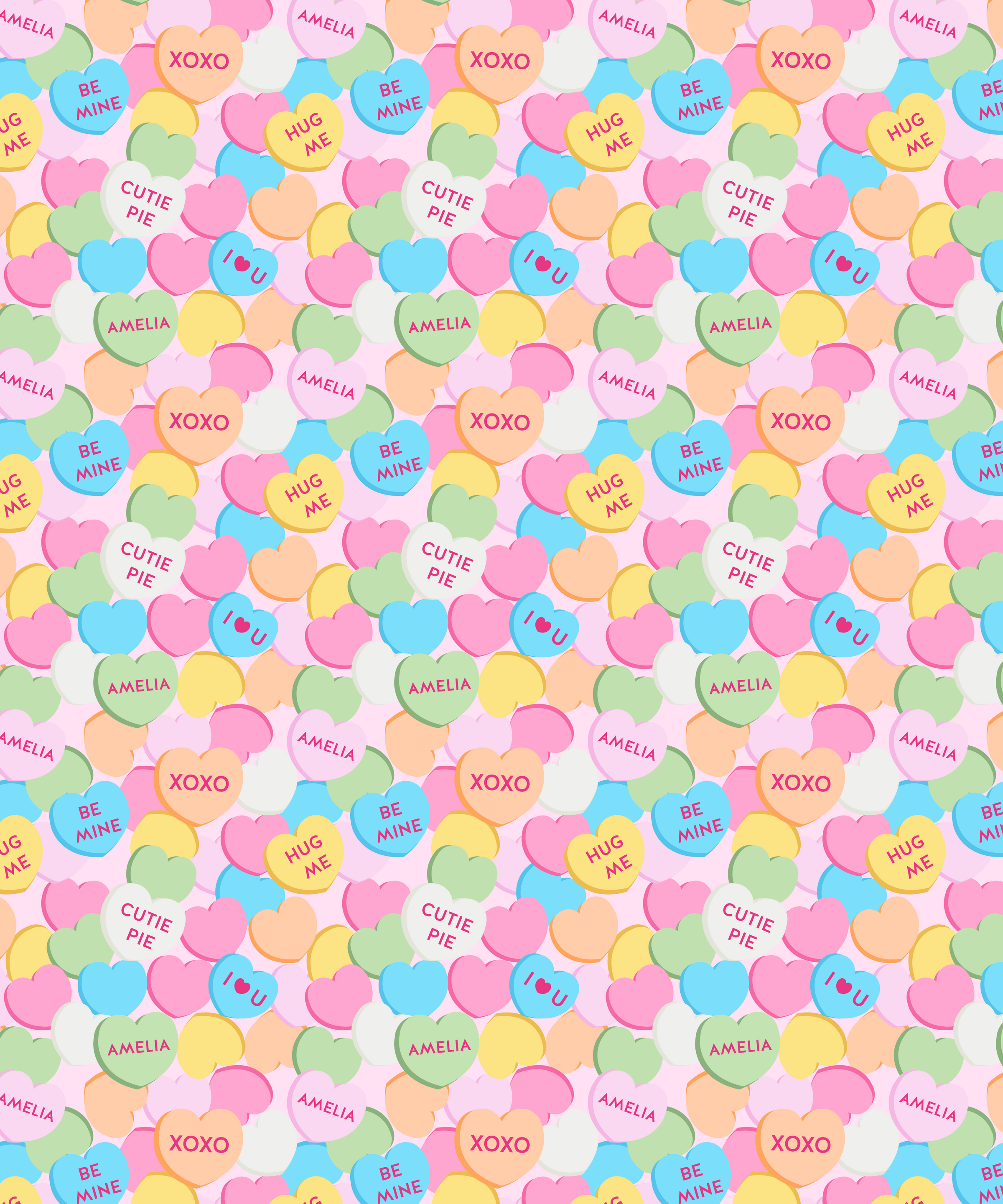 Valentine Candy Crush Family Matching