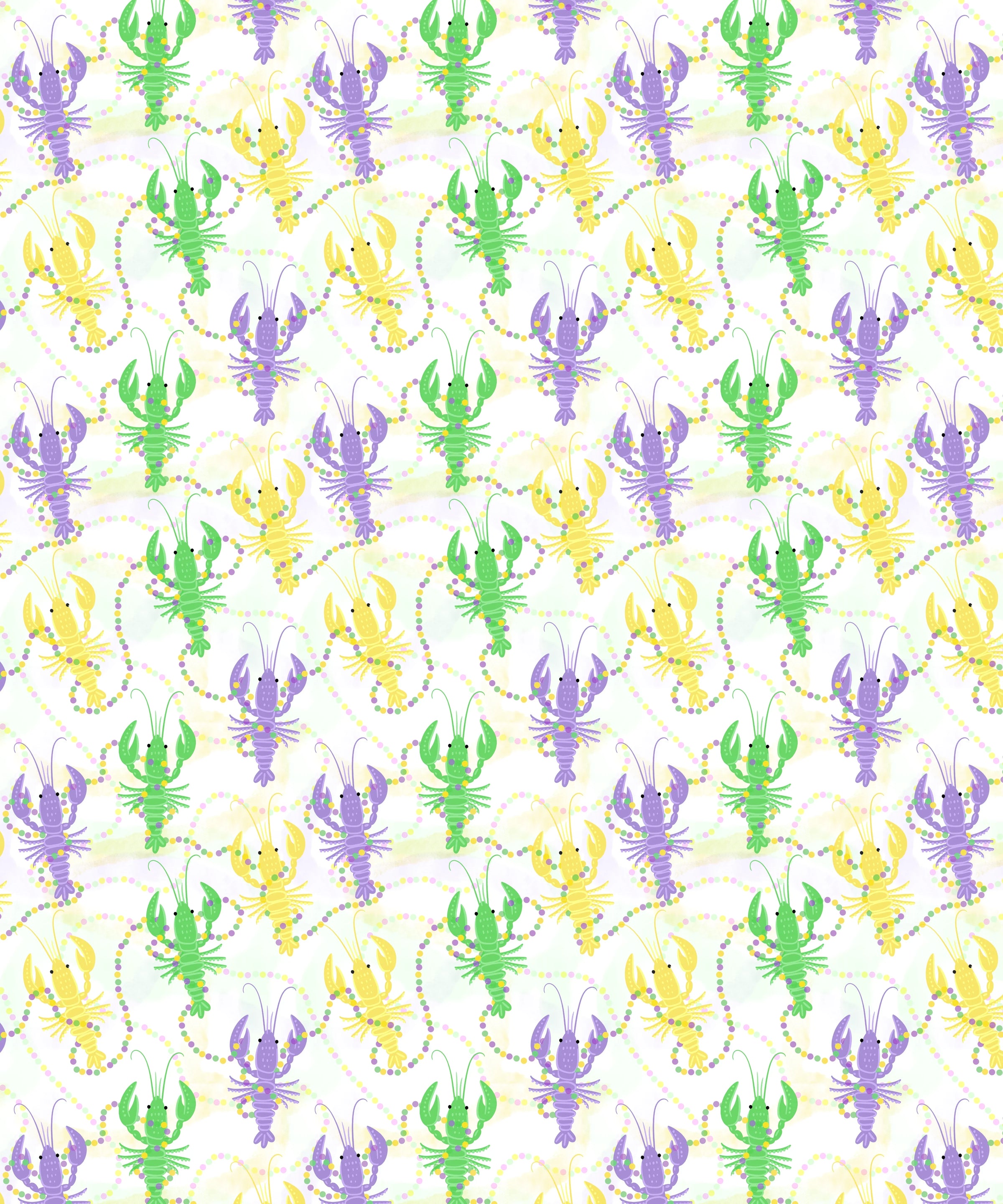 Mardi Gras Crawfish Family Matching