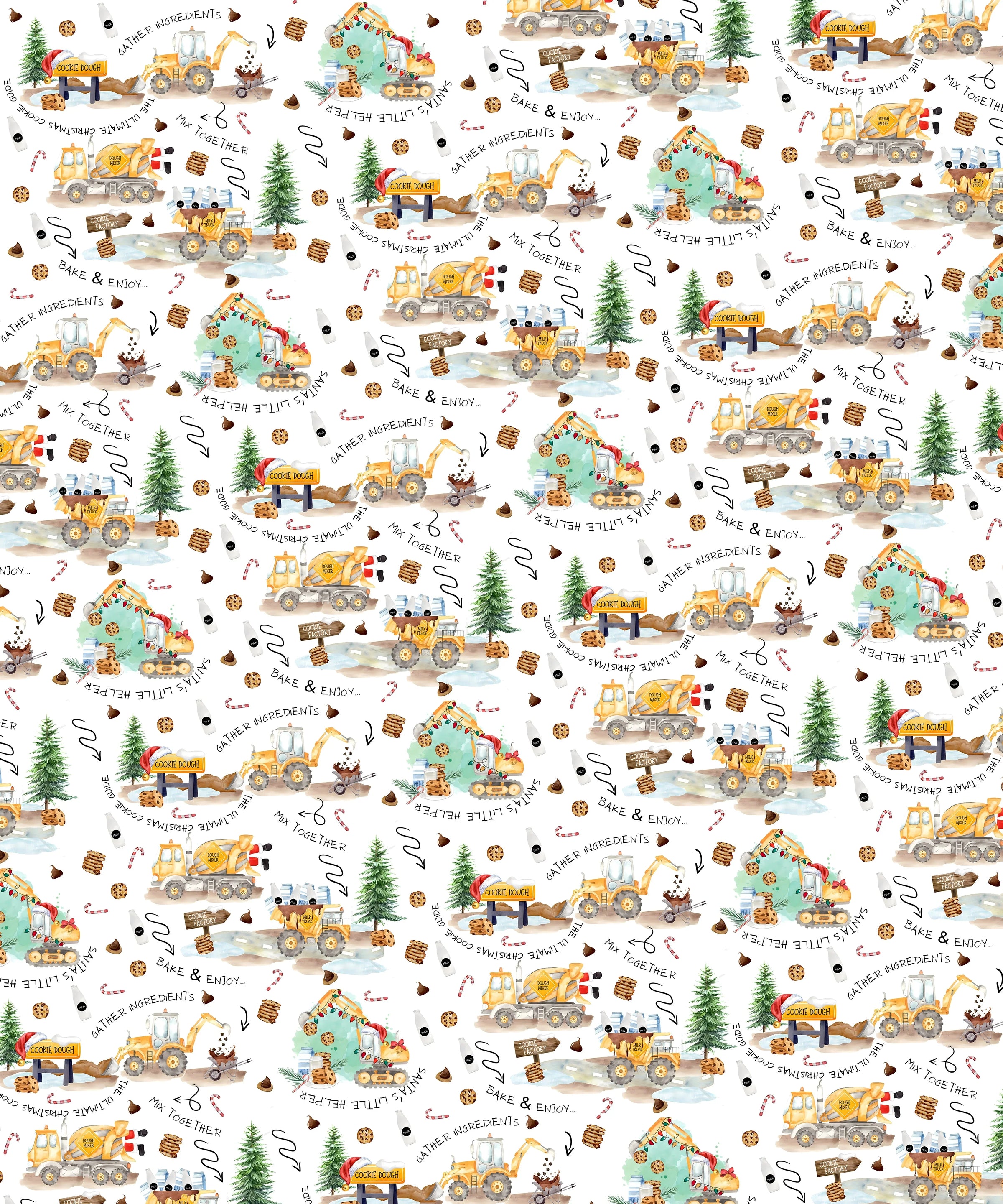 Construction Christmas Cookie