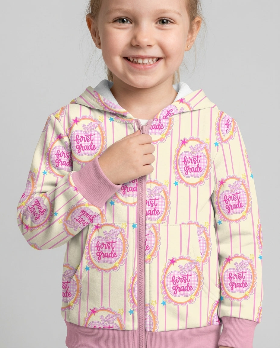 Sudadera con capucha y cremallera de bambú personalizada